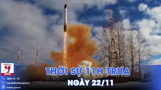 Thời sự 11h trưa 2211 Xung đột NgaUkraine nóng lên với tên lửa Oreshnik  VNews [upl. by Yentroc]