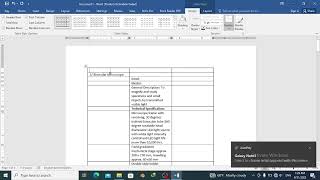 How to insert horizontal line in table cell in Word Draw table problem solved [upl. by Kirst]