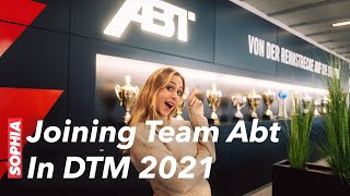 SOPHIA FLOERSCH goes DTM w ABT Motorsport  seat fit  first meeting  2021  Audi  Schaeffler [upl. by Dottie908]