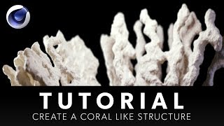 Growing Coral in C4D R20  Cinema 4D Tutorial [upl. by Karie962]