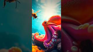 ¿Sabias esto de los pulpos y las abejas 🐙🐝 shortvideo shorts [upl. by Nelson]