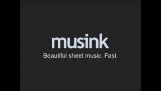 Musink Overview Free Notation Editor Software [upl. by Duer]