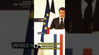 French President Macron does not rule out Europe sending troops to Ukraine emmanuelmacron ukraine [upl. by Rehpatsirhc]