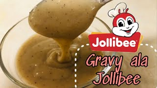 Gravy Ala Jollibee  Quick and easy Jollibee Gravy Recipe [upl. by Hurleigh678]