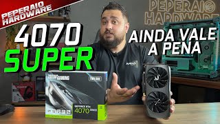 RTX 4070 Super no FIM da GERAÇÃO vale a pena Teste Games 1080p  1440p Stable Difusion e Blender [upl. by Nnaecyoj]