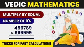 Multiply by Equal Number of 9s  Fast Multiplication in Mind  Vedic Maths Tricks  Vedic Maths [upl. by Elay]