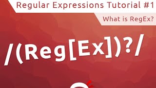 Regular Expressions RegEx Tutorial 1  What is RegEx [upl. by Law]