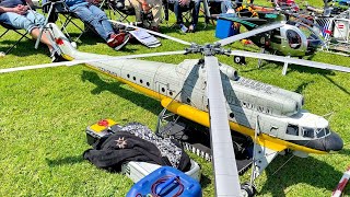 WORLD´S LARGEST RC SCALE MODEL HELICOPTER EVENT IN BELGIUM IN MAY 2023  LARGE WALK AROUND [upl. by Weisbrodt]