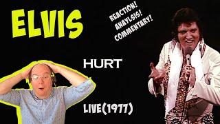 FIRST TIME WATCH REACTION Elvis Presley  HURT Live 1977 [upl. by Jenna]