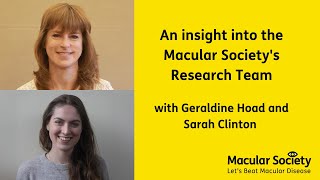 An insight into the Macular Society research team [upl. by Oneida]