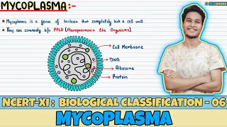 Biological Classification Lec 6 Mycoplasma Class 11 NEET Neetology [upl. by Aramal]