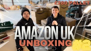 Unboxing A Massive Amazon Returns Pallet  Mystery Items Part 2 [upl. by Cogen966]