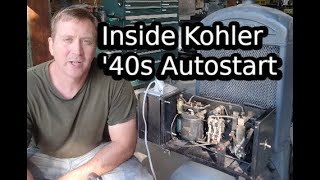 Inside 40s Kohler Generator Autostart [upl. by Iorgos]