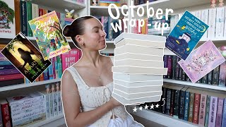 lets talk about the 12 books I read in October 📚 October wrapup [upl. by Karl]