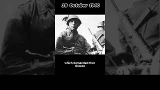 On October 28 1940 Italy invaded Greece from Albania war ww history worldwar [upl. by Oneill631]