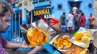 India’s Most Famous Breakfast at Jannal Kadai Window shop  Mylapore Chennai  Street Food India [upl. by Ardnu]