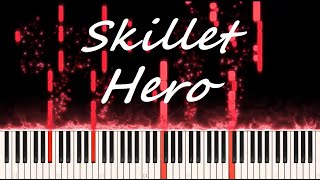 Skillet  Hero  Piano cover Synthesia [upl. by Colville]