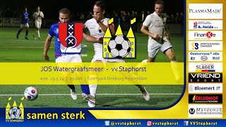 JOS Watergraafsmeer  vv Staphorst [upl. by Electra545]