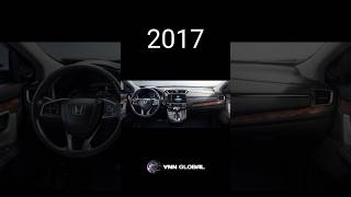 Evolution Of Honda CRV Interior 19972024 shorts [upl. by Seravat]