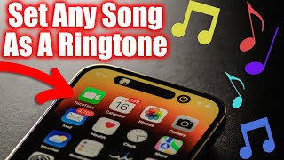 How to Set Any Song as iPhone Ringtone Free and No Computer [upl. by Hezekiah]