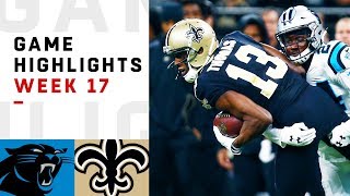 Panthers vs Saints Week 17 Highlights  NFL 2018 [upl. by Lolita681]