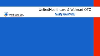 UnitedHealthcare amp Walmart OTC  Healthy Benefits Plus  Catalog [upl. by Mccahill]