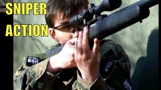 Airsoft War Sniper quotThe Fortquot Tokyo Marui VSR Scotland [upl. by Marguerita]