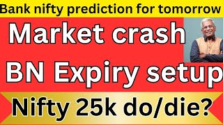 bank nifty prediction for tomorrow  stock market prediction for tomorrow [upl. by Rodman908]