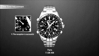 Seiko Astron Video Manual  Time Zone Adjustment  BoumanOnline [upl. by Lj]