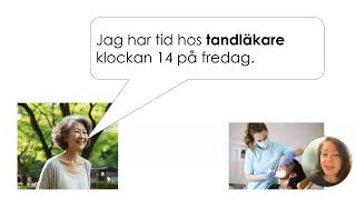 Jag har tid på vårdcentralenarbetsförmedlingentandläkare etc SFI kurs A [upl. by Llegna]