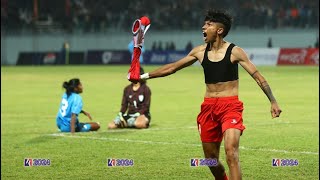 Nepal vs India Highlights ampAll DramasSAFF women’s Football 2024Nepal won the match 42 In penalty [upl. by Harrison]