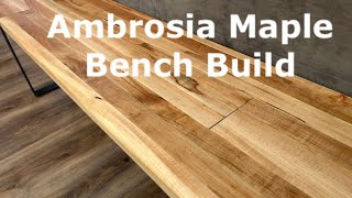 Build Process of an Ambrosia Maple Entryway Bench [upl. by Gauthier]