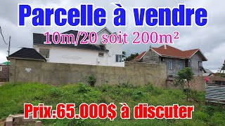 👉 PARCELLE MISE EN VENTE AVEC UNE FONDATION DE R4 AU QUARTIER CPAMUCHI [upl. by Akeylah]