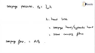 Seepage Force  Geotechnical Engineering  GATE [upl. by Erasme]