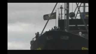 Sea Shepherd Criminal Duch vessel boarded by Police in Australia [upl. by Anelegna858]