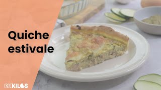 Une recette facile de quiche estivale au thon et courgette [upl. by Terencio]