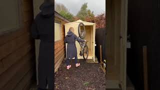 Evie Richards gets an Asgard MTB Storage Shed [upl. by Elnora]