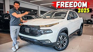 FIAT TORO FREEDOM 2025 a melhor versão turbo flex [upl. by Jammin]