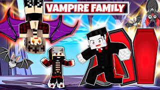 FOUND by the VAMPIRE FAMILY in Minecraft Hindi [upl. by Yesac]