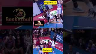 Flagrant foul 1 vs Technical Foul [upl. by Sivert500]