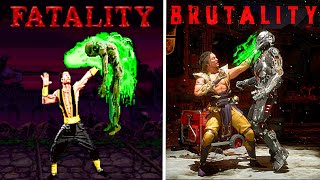 MORTAL KOMBAT Fatalities That Are Now Brutalities [upl. by Ermanno]