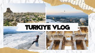 Turkey Travel Vlog 土耳其之旅 2024  Istanbul  Cappadocia  Pamukkale  Ephesus  Hot Air Balloon [upl. by Onitram]