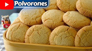 🔥POLVORONES CASEROS 36 piezas con 1 KILO de HARINA Dulce Hogar Recetas [upl. by Anibas]