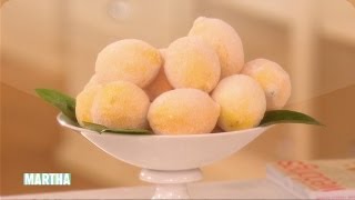 Sugared Lemon Centerpieces  DIY Wedding Ideas  Martha Stewart Weddings [upl. by Corilla]