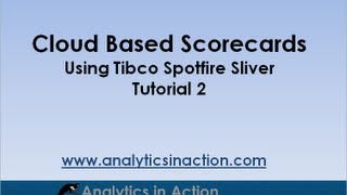 Cloud Based Scorecards using Tibco Spotfire Sliver  Tutorial 2 [upl. by Heid]