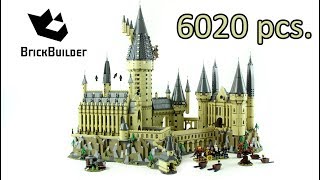 Lego Hogwarts Castle  Second Biggest set Ever 6020  Harry Potter 71043  Lego Speed Build [upl. by Nil98]