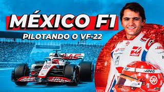 Mexico F1 GP Pilotando o carro da Haas na pista com mais altitude [upl. by Shiau444]