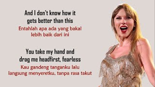 Taylor Swift  Fearless Taylors Version  Lirik Terjemahan Indonesia [upl. by Trebliw]