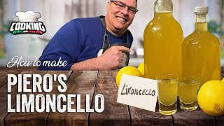 Authentic Italian Homemade LIMONCELLO [upl. by Hulburt594]