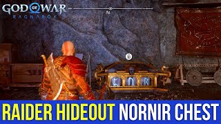 GOD OF WAR RAGNAROK  Raider Hideout Nornir Chest Guide  Raider Hideout Legendary Chest [upl. by Innattirb]